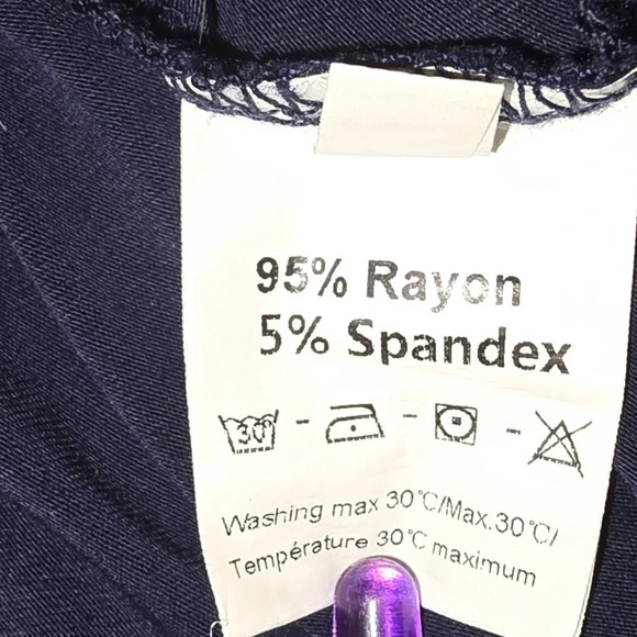 🌻🌻Ladies Summer Nightgown, Navy - Small - Picture 6 of 6